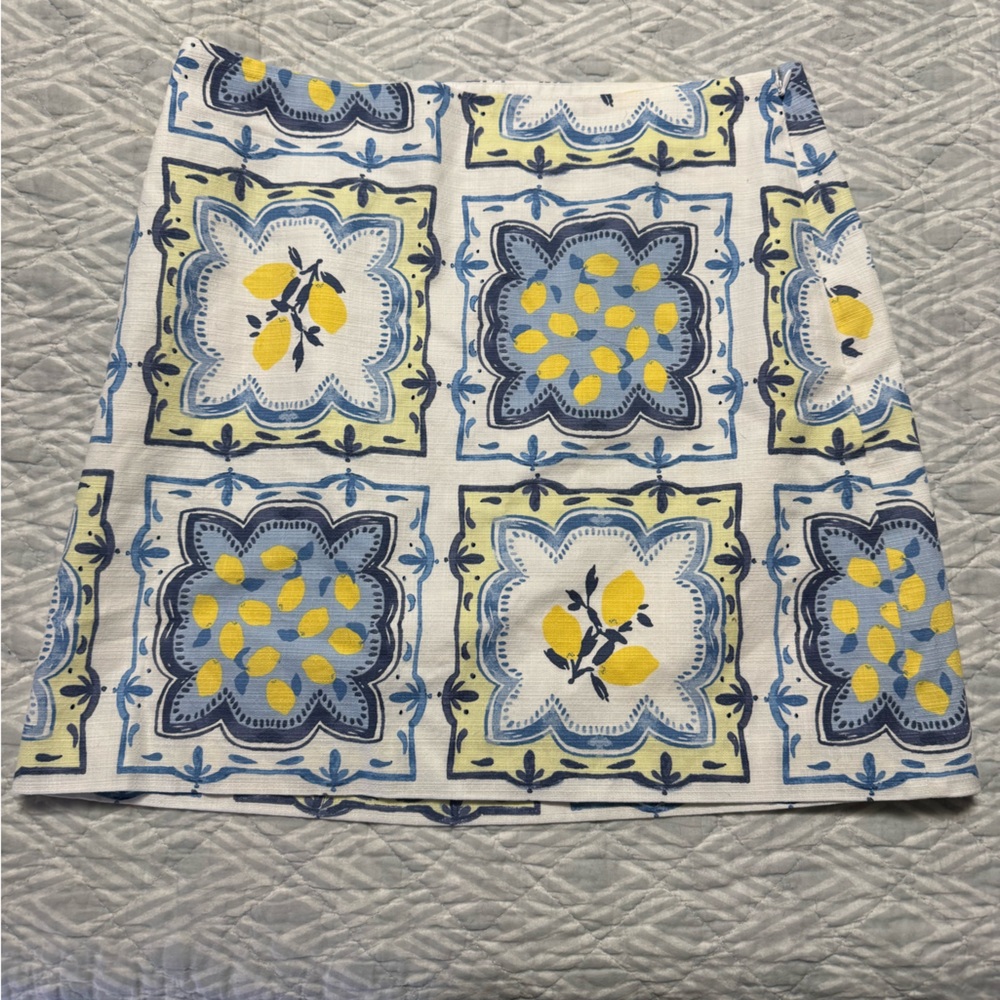 LOFT Blue and Yellow Floral Fabric
